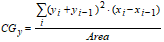 Shape Center of Gravity, Y Coordinate