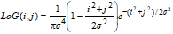 Laplacian of Gaussian Filter 