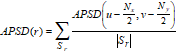 Isotropic Area Power Spectral Density, IAPSD