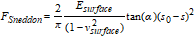 Sneddon Indentation Model