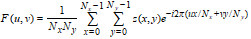 Discrete Image Fourier Transformation 